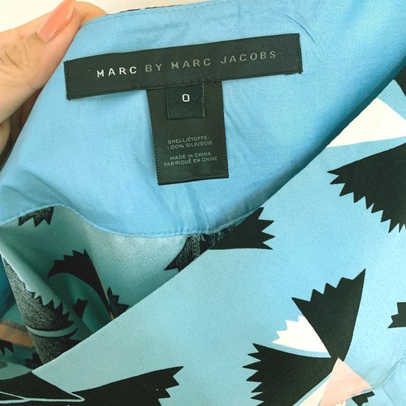 Marc Jacobs Silk Patterned Skirt - Picture 2 of 4